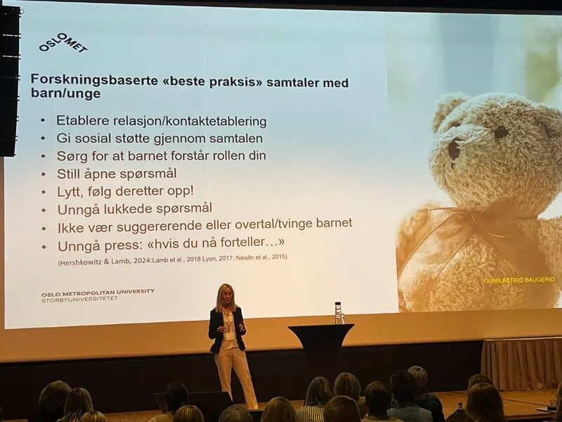 Presenting at Trøndelag Child Welfare Conference